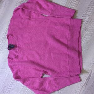 Tahari Cashmere Pink Sweater M Soft Warm